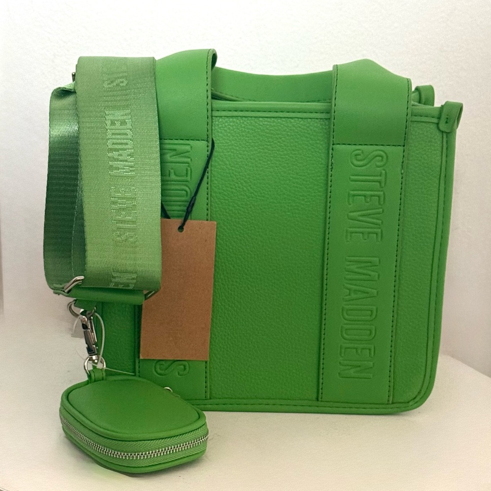 Steve Madden Bold Green Crossbody Bag